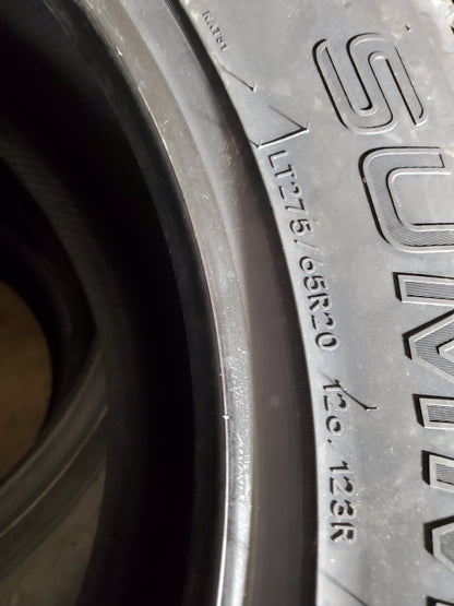 SUMMIT TRAIL CLIMBER AT02 BSW LT 275 65 20 126/123R 10PLY ALL TERRAIN TIRE 20937
