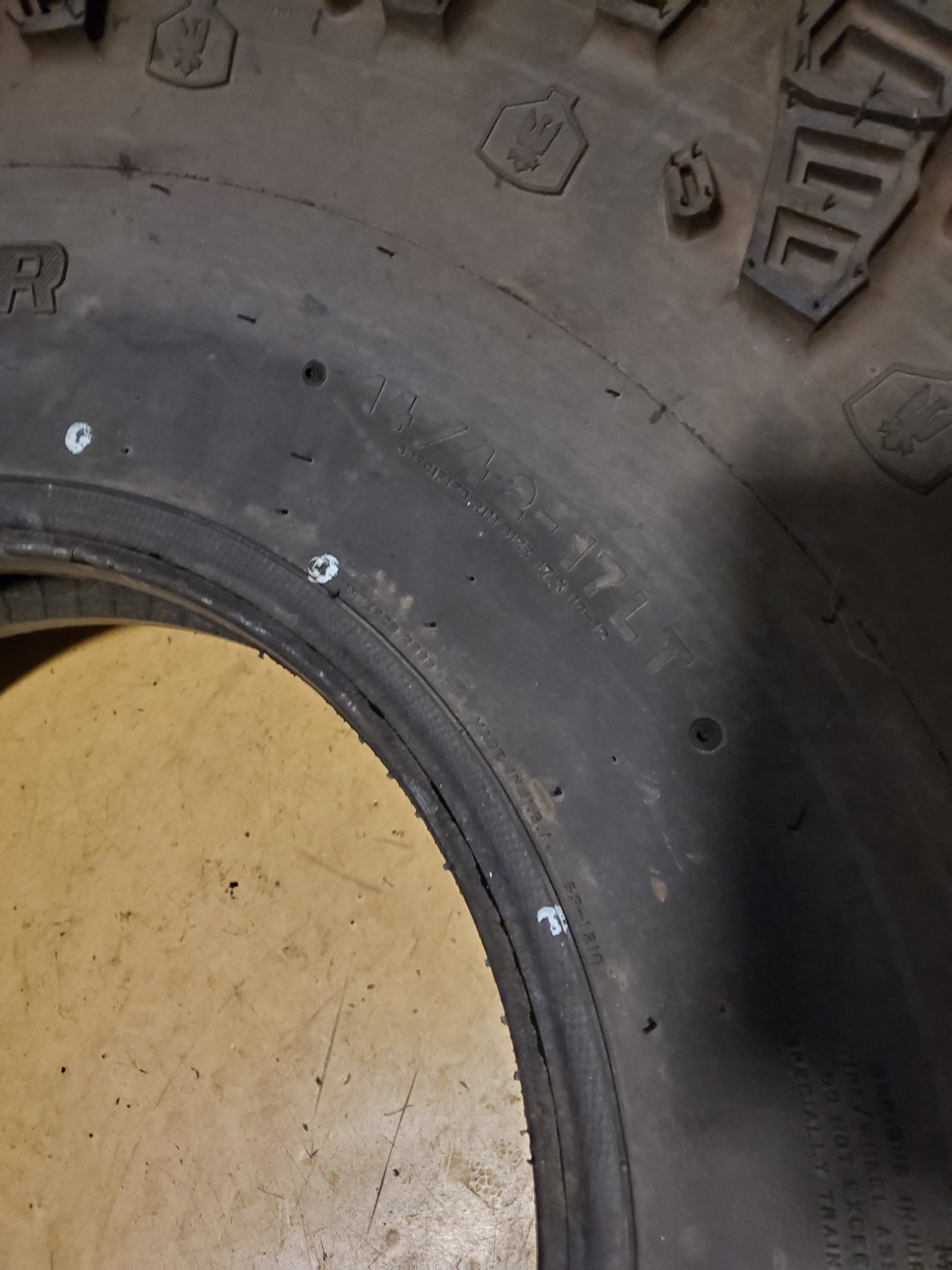 (KSL ONLY) INTERCO IROK SUPER SWAMPER BSW LT 14 42 17 6PLY MUD TIRE I816