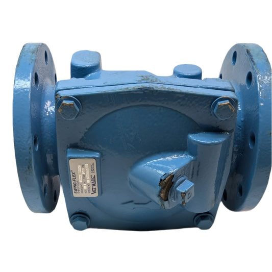 VAL-MATIC SWING FLEX CHECK VALVE SWING INLINE VALVE BODY 4 IN PIPE SIZE FLANGE X FLANGE STD 7504A-DB6F-P7VT