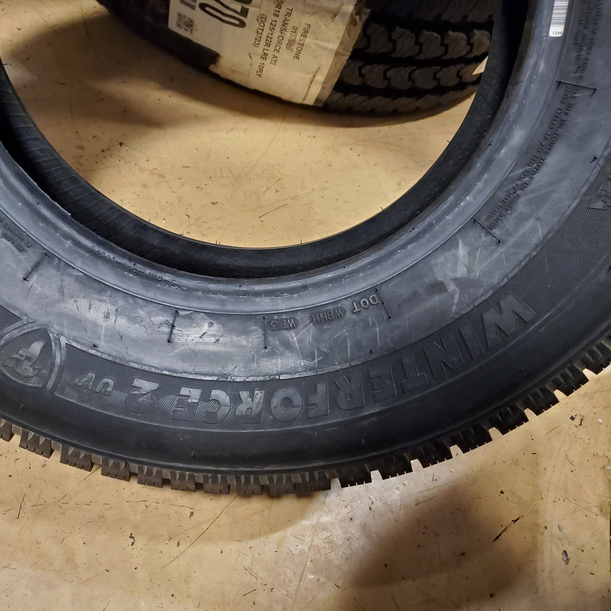 FIRESTONE WINTERFORCE 2 UV P 225 75 15 102S SL SNOW WINTER TIRE 148419