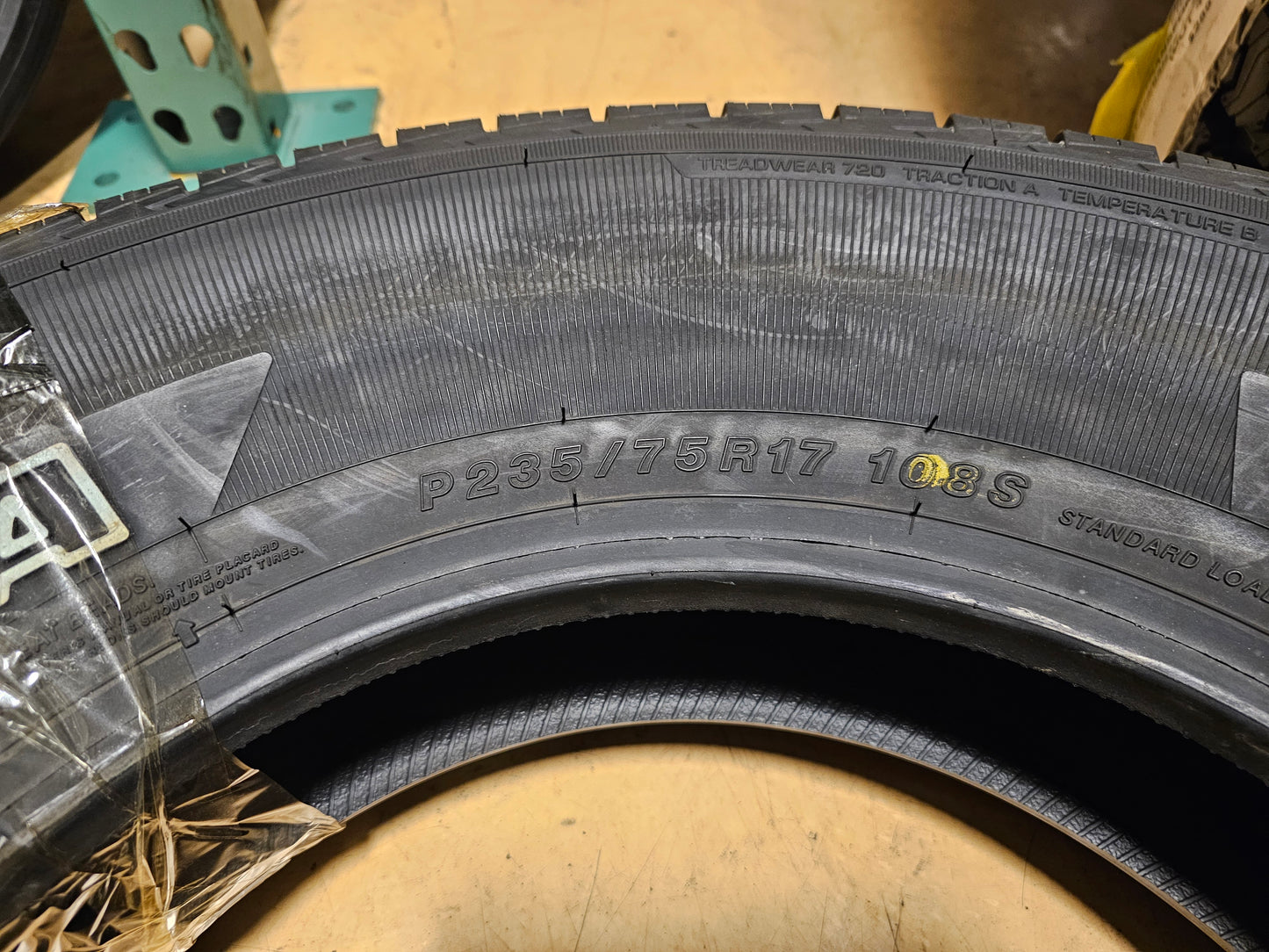 2 NOS YOKOHAMA GEOLANDAR H/T G056 BSW P 235 75 17 108S HIGHWAY TERRAIN TIRE 05677