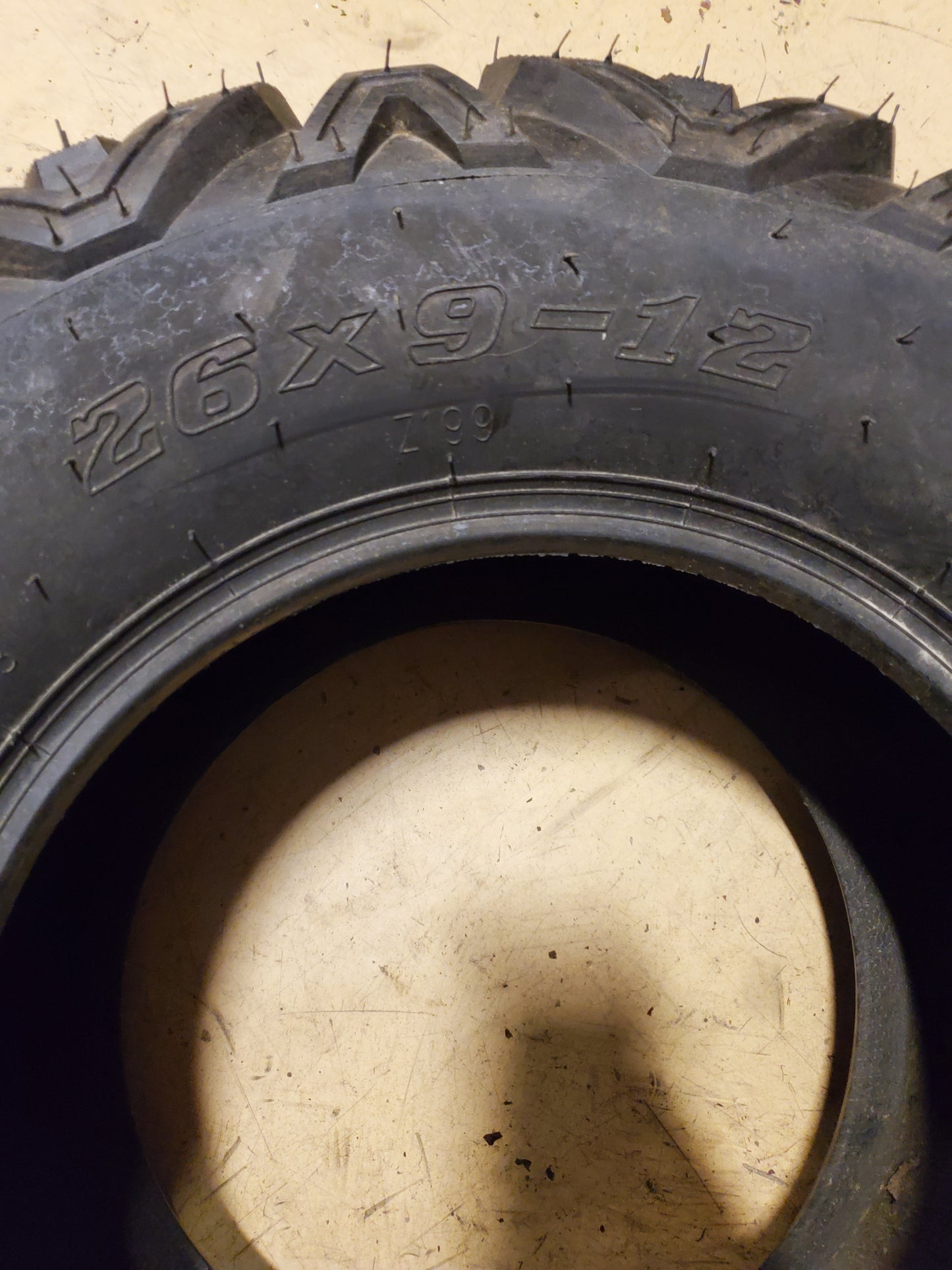 NOS MILLION PARTS BSW 26 9 12 6PLY ATV/UTV TIRE MP26912
