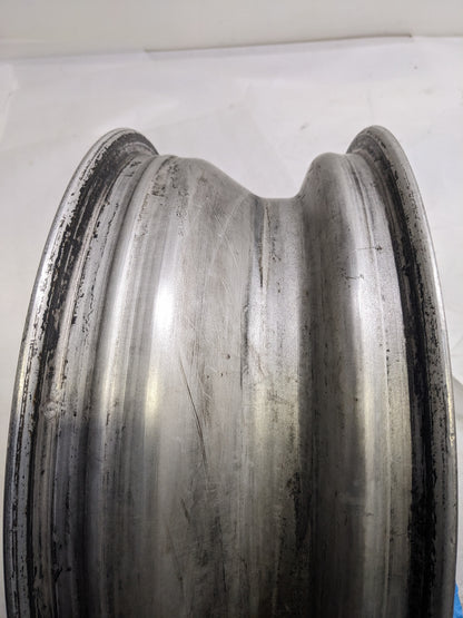 FUCHSFELGE 16X6 16X7 SET OF FOUR WHEELS FOR PORSCHE 991 BLACK SATIN CENTER W/ SILVER ANODIZED LIP USED B2