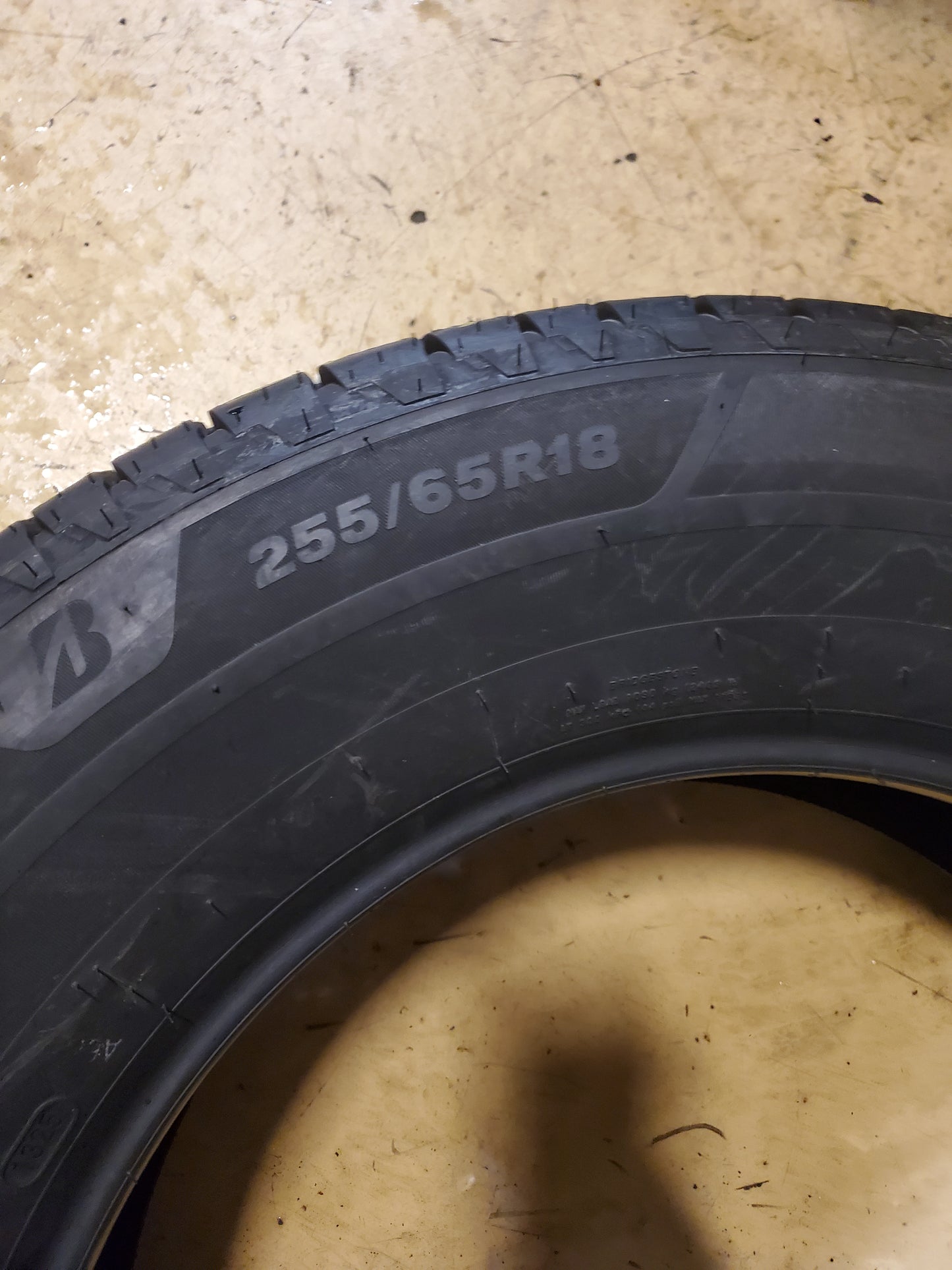 BRIDGESTONE ALENZA A/S ULTRA BSW P 255 65 18 111T ALL SEASON TIRE 012463