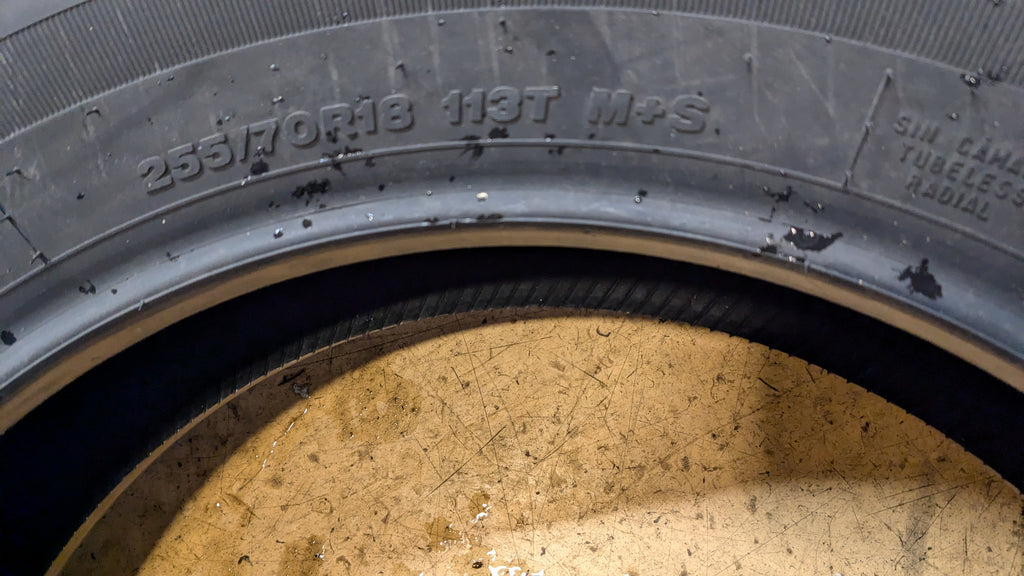 BRIDGESTONE DUELLER A/T RHS BSW P 255 70 18 113T  ALL TERRAIN TIRE 865