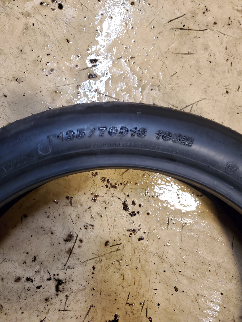 YOKOHAMA Y870B BSW P 135 70 18 103M SPARE TIRE 110187021