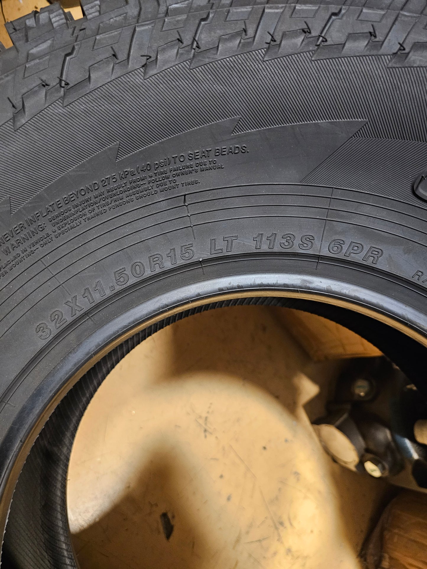 2 NOS YOKOHAMA GEOLANDAR AT G015 BSW LT 32 11.5 15 113S LRC 6PLY TIRES 110101626