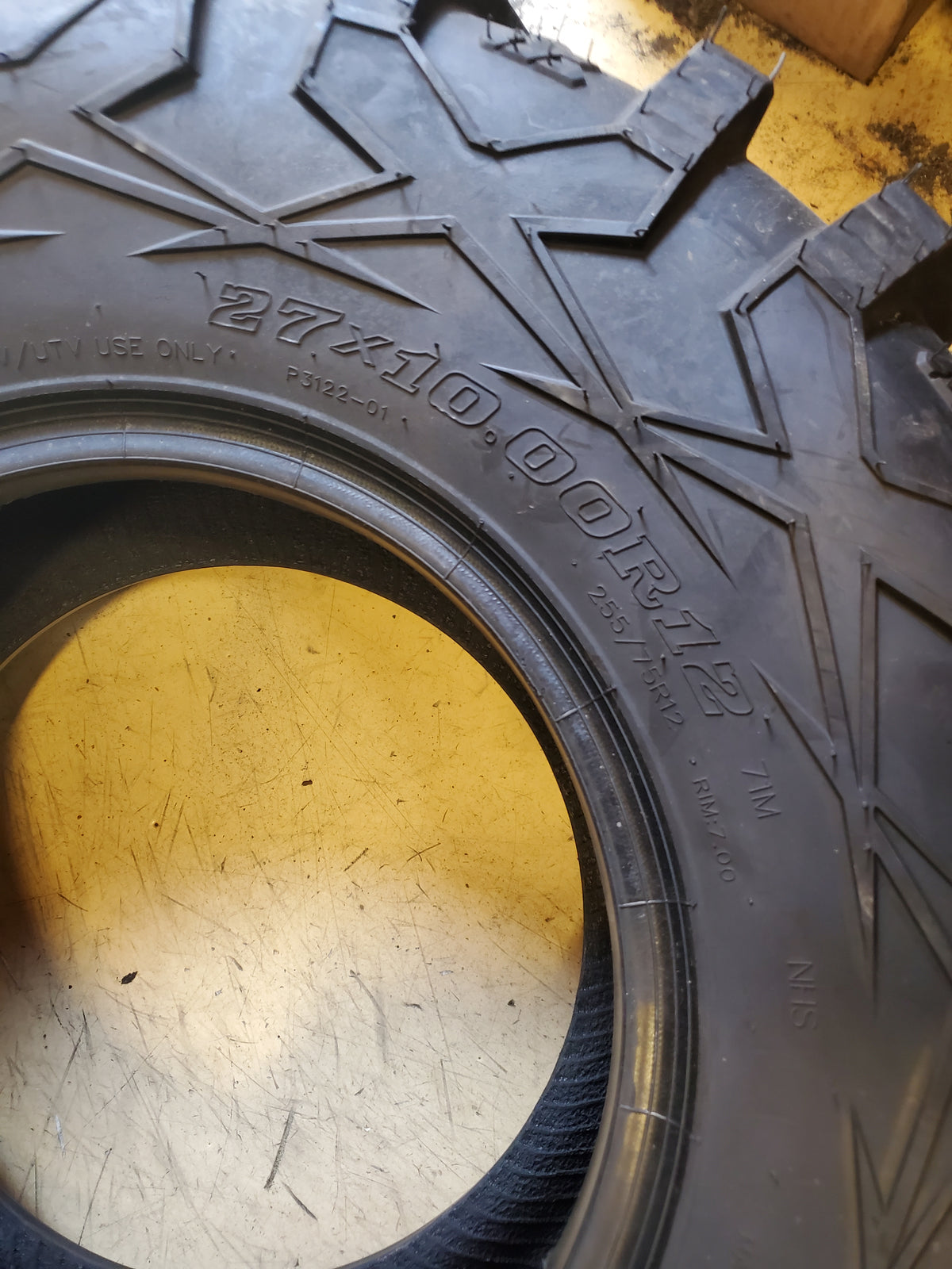 TUSK MEGABITE BSW  27 10 12 71M 8PLY ATV/UTV TIRE TM271012