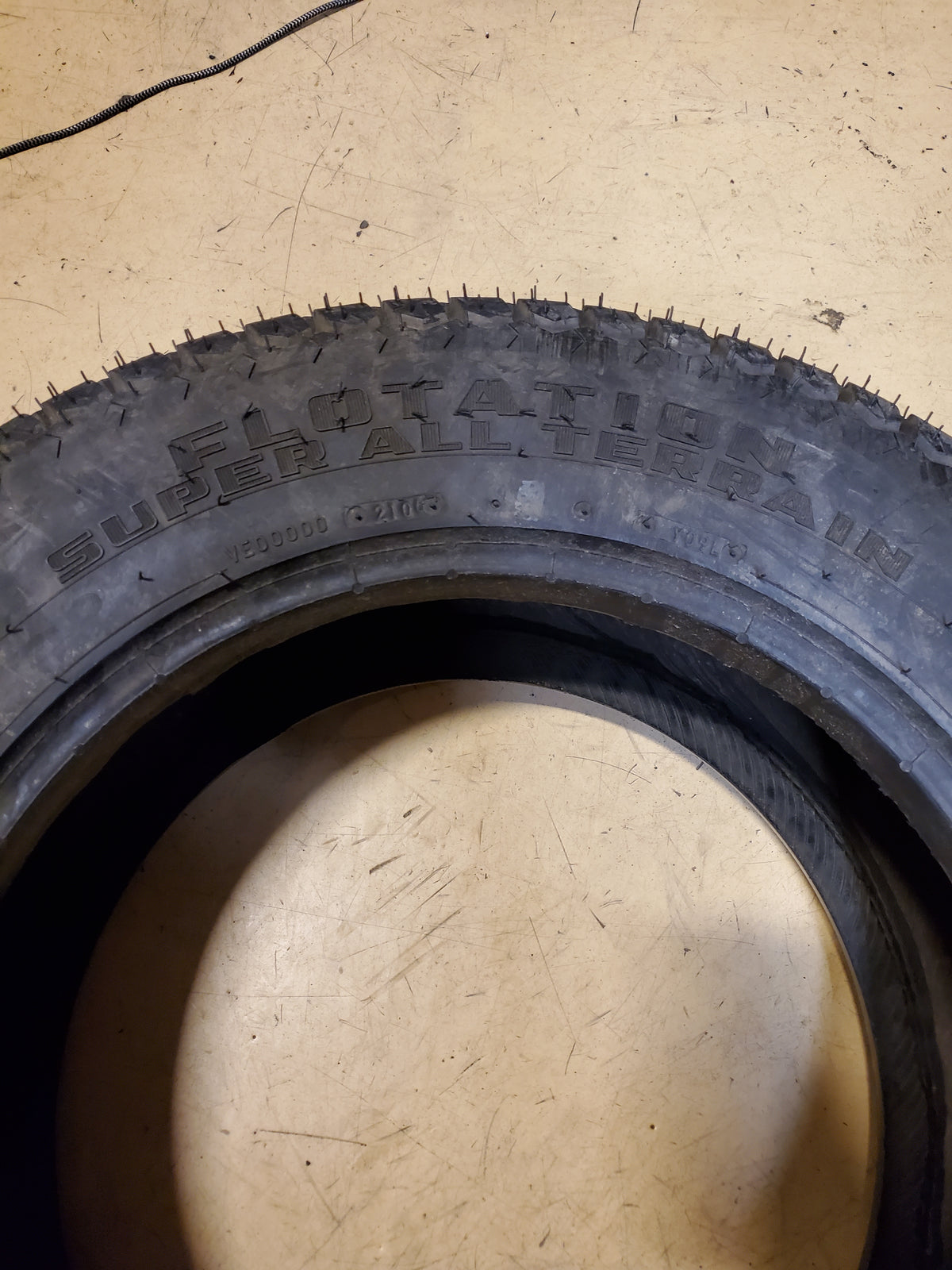 FIRESTONE FLOTATION SUPER ALL TERRAIN 93 A8 BSW 265 55 16.5 LAWN TIRE 365350