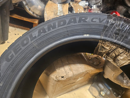 2 YOKOHAMA GEOLANDAR CV G058 P  225 55 19 99V SL ALL SEASON  TIRES 05834