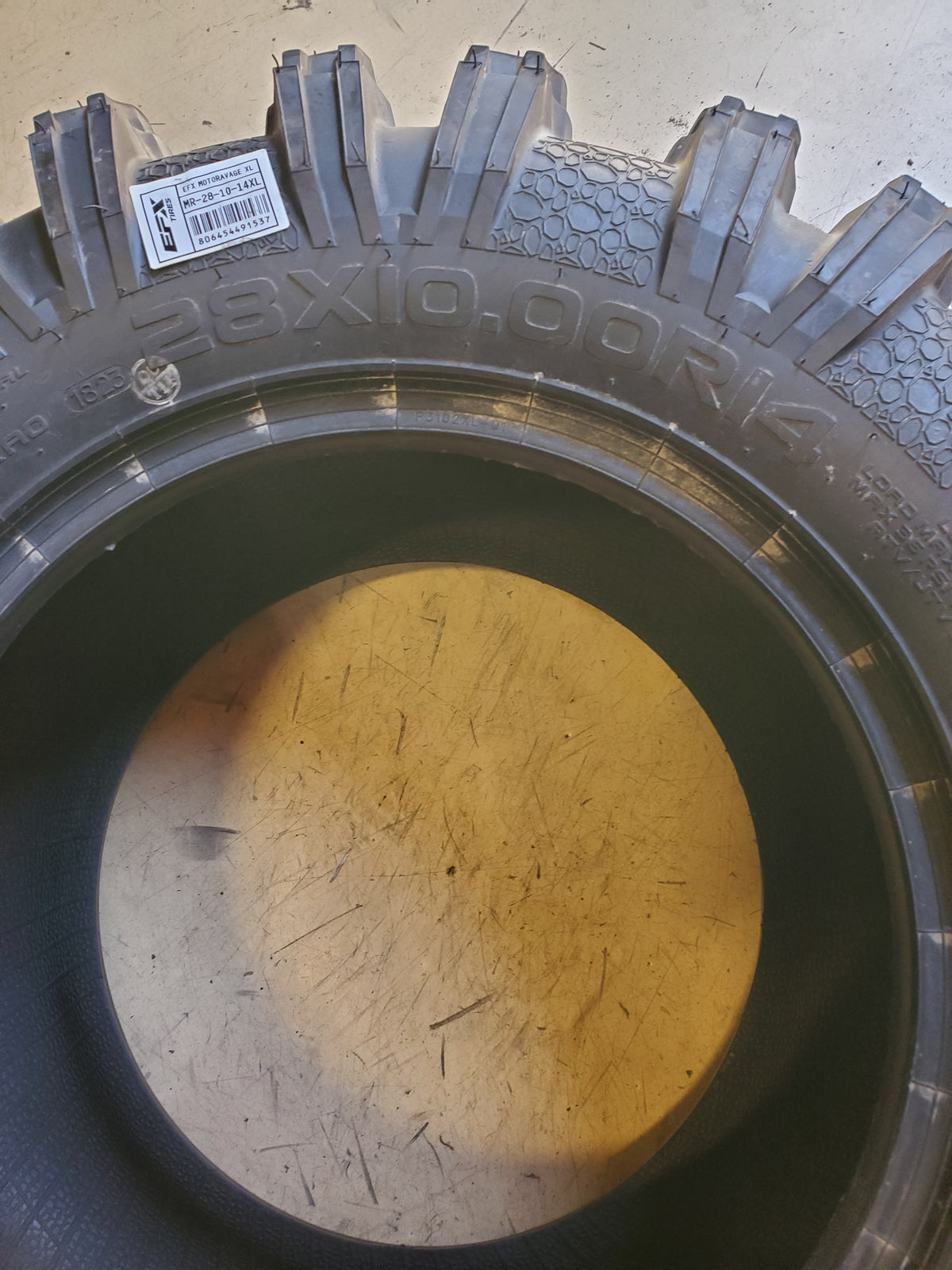 EFX MOTORAVAGE XL BSW 28 10 14 77J 8PLY ATV/UTV TIRE MR281014