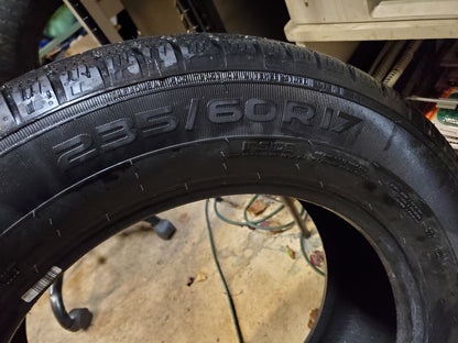 NOS NOKIAN WR G4 SUV BSW P 235 60 17 106H XL HIGHWAY TIRE T430921