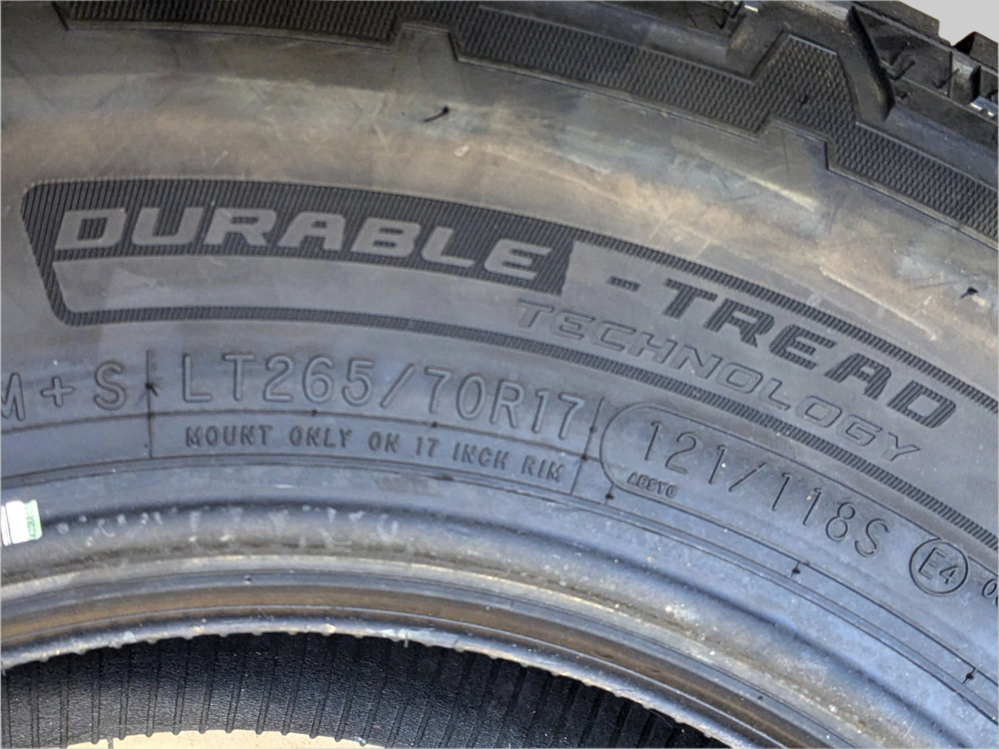 (KSL ONLY) 4 COOPER DISCOVERER AT3 LT RWL LT 265 70 17 121/118S LRE 10 PLY ALL TERRAIN TIRES 170003001