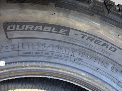 (KSL ONLY) 4 COOPER DISCOVERER AT3 LT RWL LT 265 70 17 121/118S LRE 10 PLY ALL TERRAIN TIRES 170003001