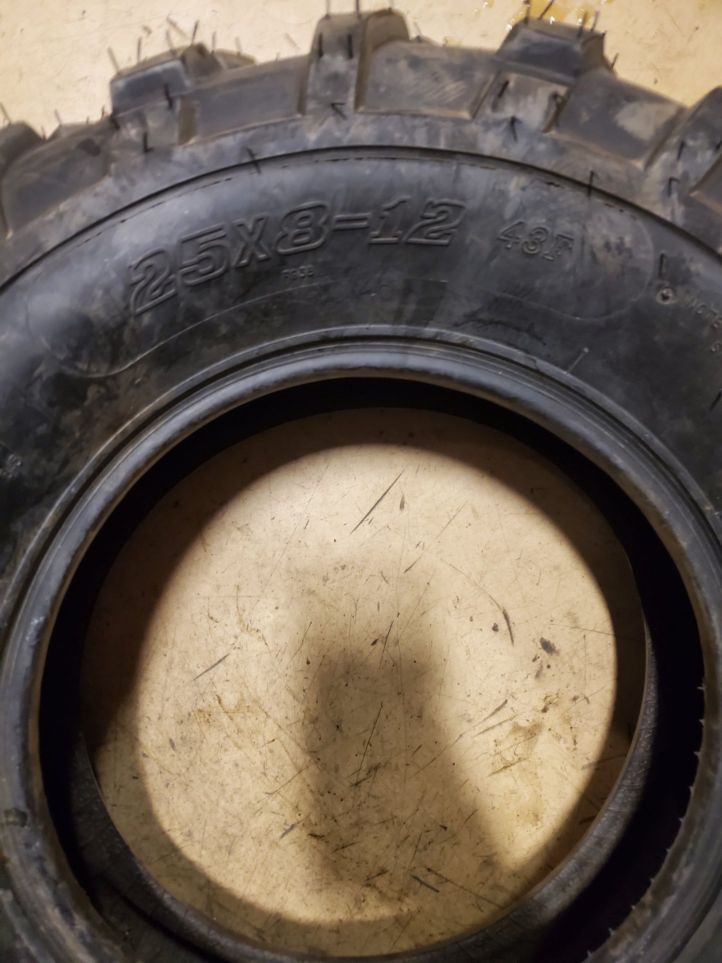 NOS LOADMAXX TRAILMAXX BSW 25 8 12 43F 2PLY ATV/UTV TIRE LT25812