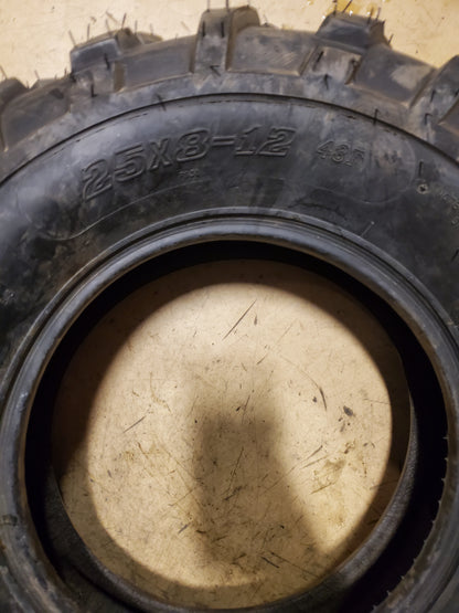 NOS LOADMAXX TRAILMAXX BSW 25 8 12 43F 2PLY ATV/UTV TIRE LT25812