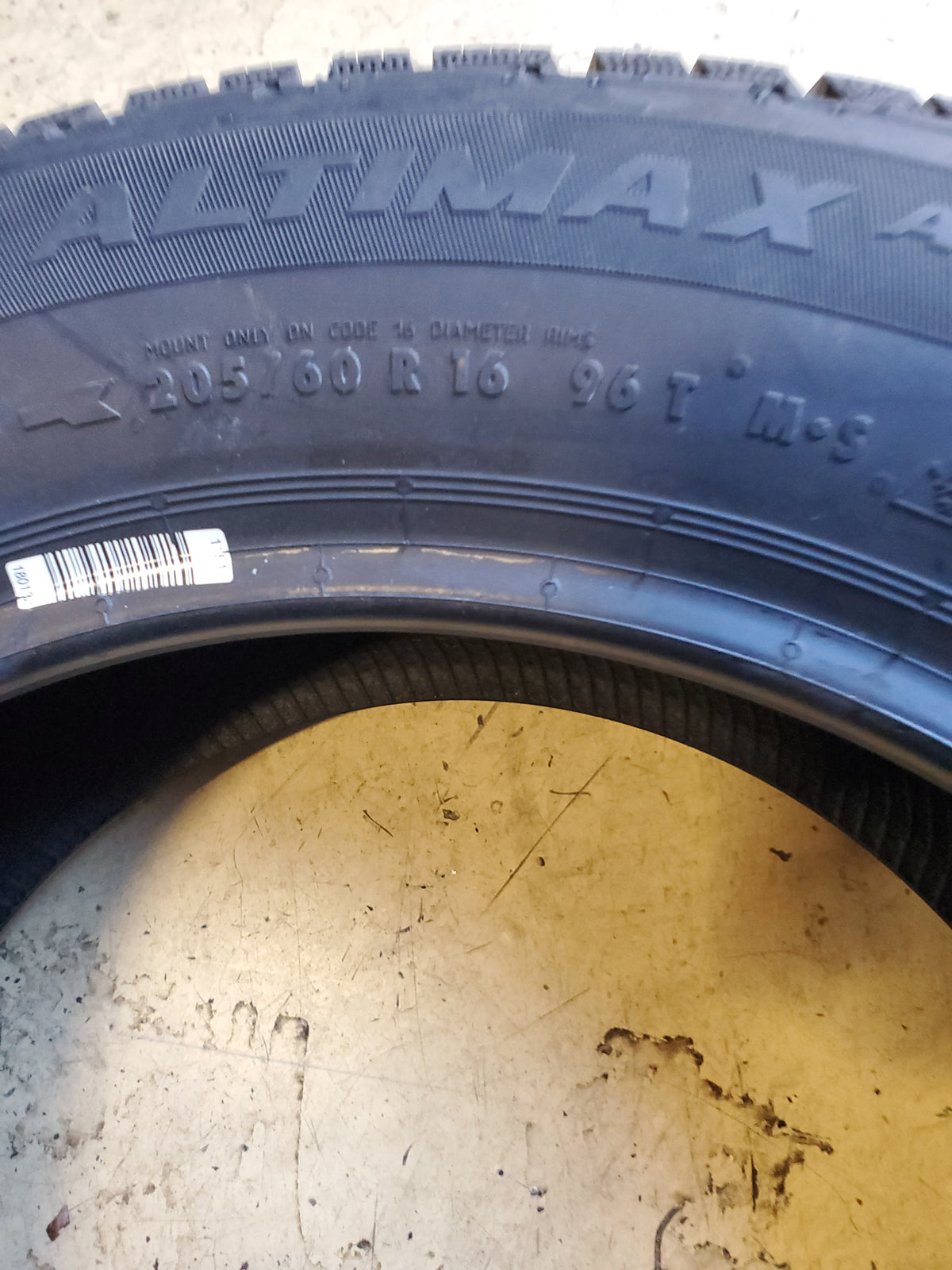 GENERAL ALTIMAX ARCTIC 12 BSW P 205 60 16 96T XL WINTER TIRE 15502790000