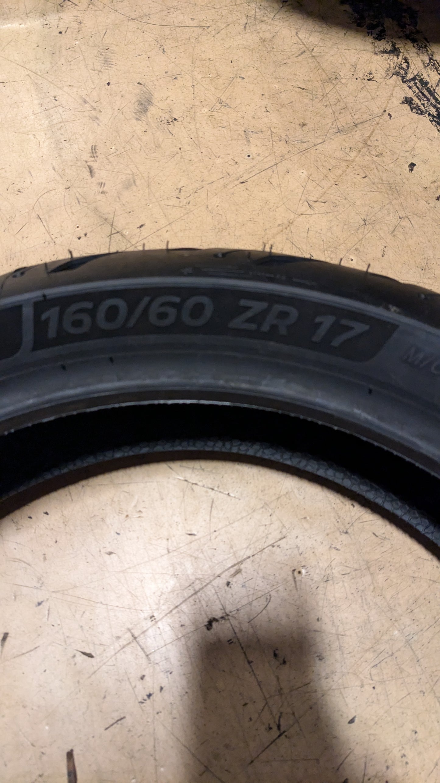 MICHELIN ROAD 6 BSW P 160 60 17 69W REAR MOTORCYCLE TIRE 19678