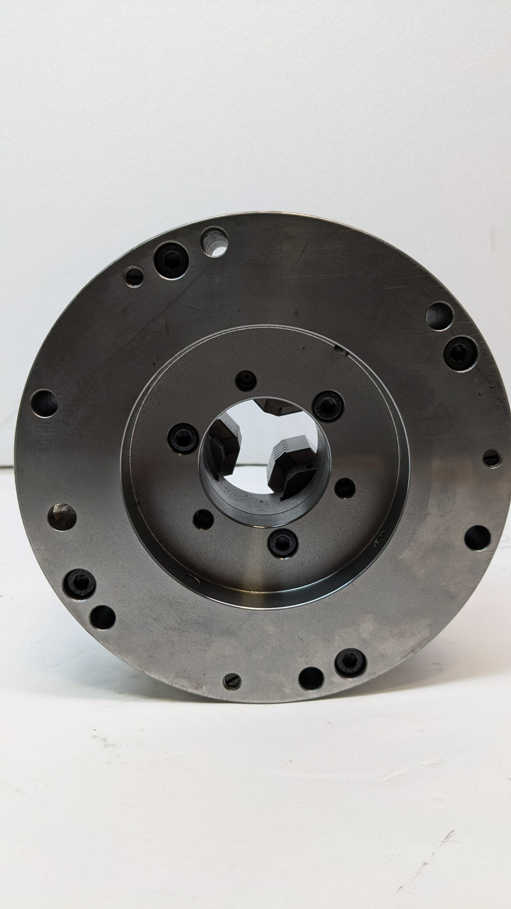 BUCK CHUCK 3 JAWS 8" DIAM SELF CENTERING MANUAL LATHE CHUCK 2,500 MAX RPM AT083R