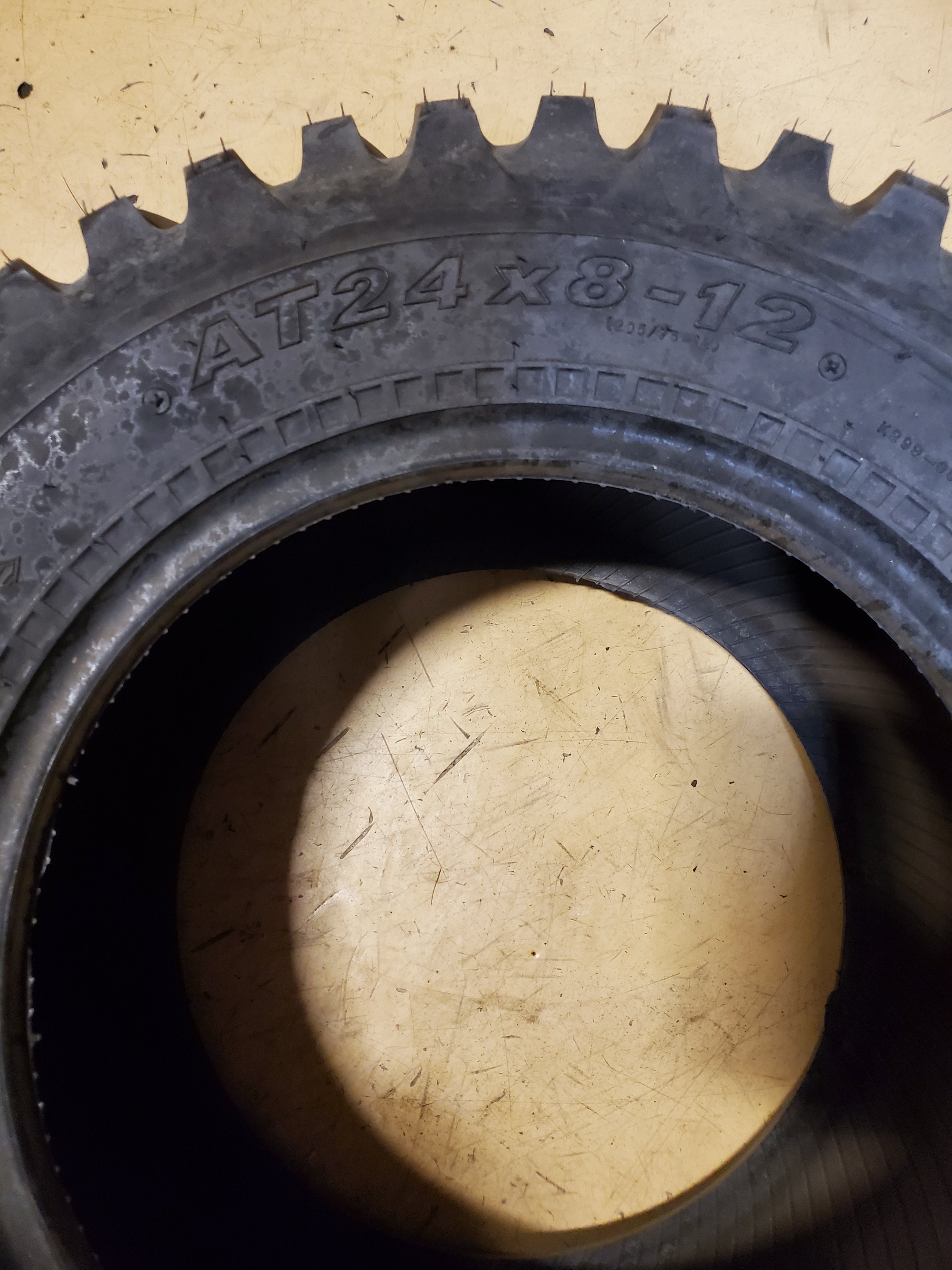 NOS KENDA BEAR CLAW BSW AT 24 8 12 6PLY ATV/UTV TIRE 082991215C1