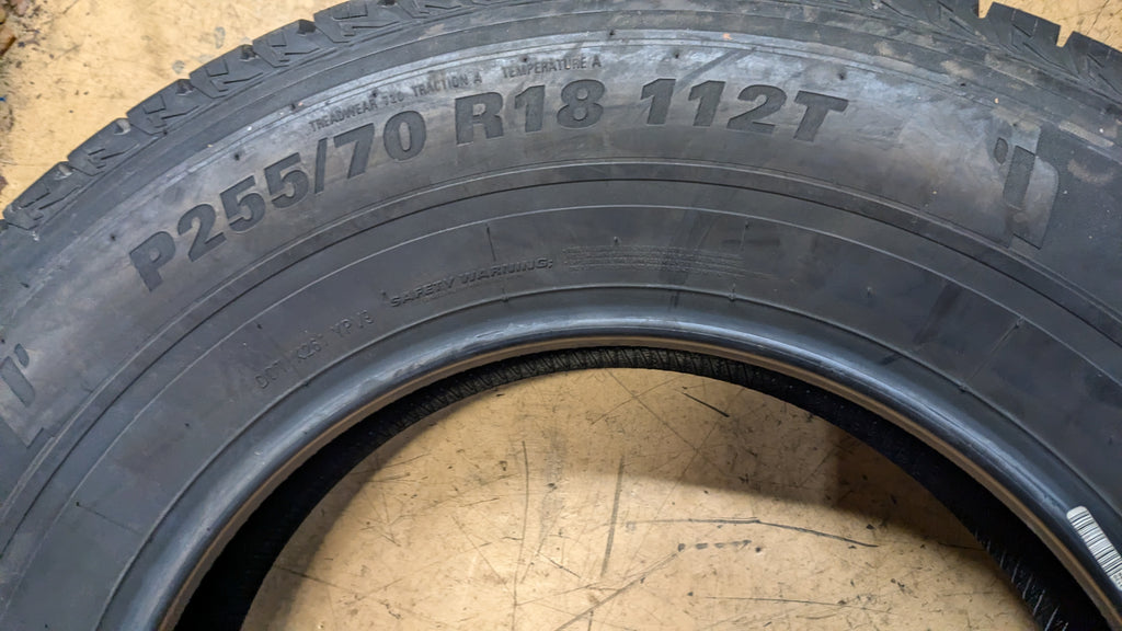 KUMHO CRUGEN HT51 BSW P 255 70 18 112T ALL WEATHER TIRE 2205783