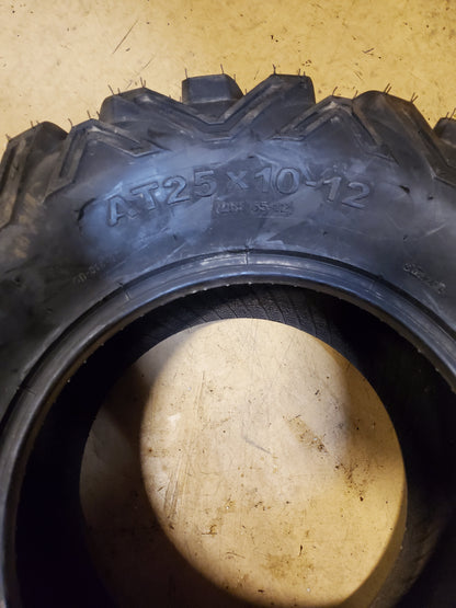 NOS QIND X-CROSS COUNTRY BSW AT 25 10 12 53N 6PLY ATV/UTV TIRE 251012