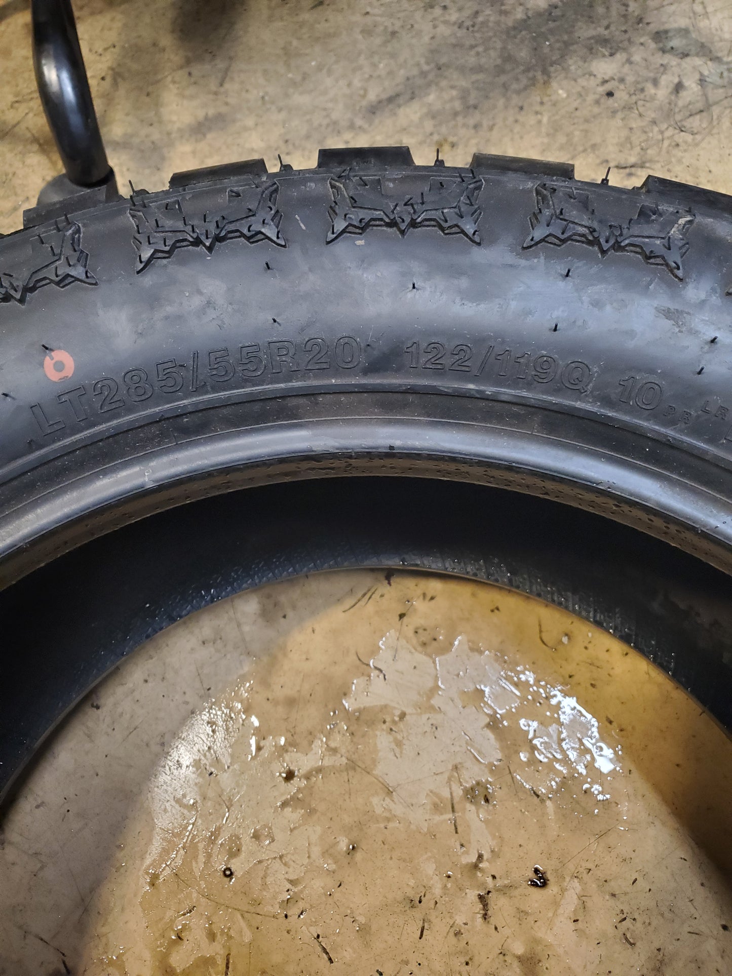 FORCELAND KUNIMOTO M/T BSW LT 285 55 20 122/119Q 10PLY MUD TERRAIN TIRE F13420