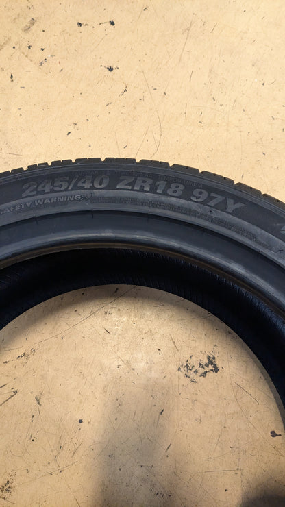 KUMHO ECSTA SPORT A/S PA71 BSW P 245 40 18 97Y XL ALL SEASON TIRE 2373663