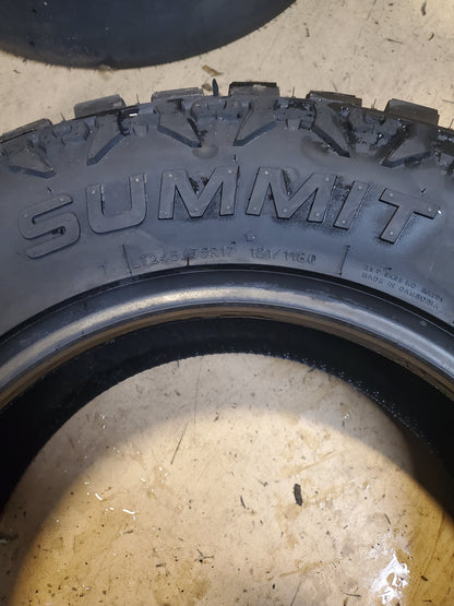 SUMMIT TRAIL CLIMBER RT BSW LT 245 75 17 121/118Q 10PLY RUGGED TERRAIN 1600705