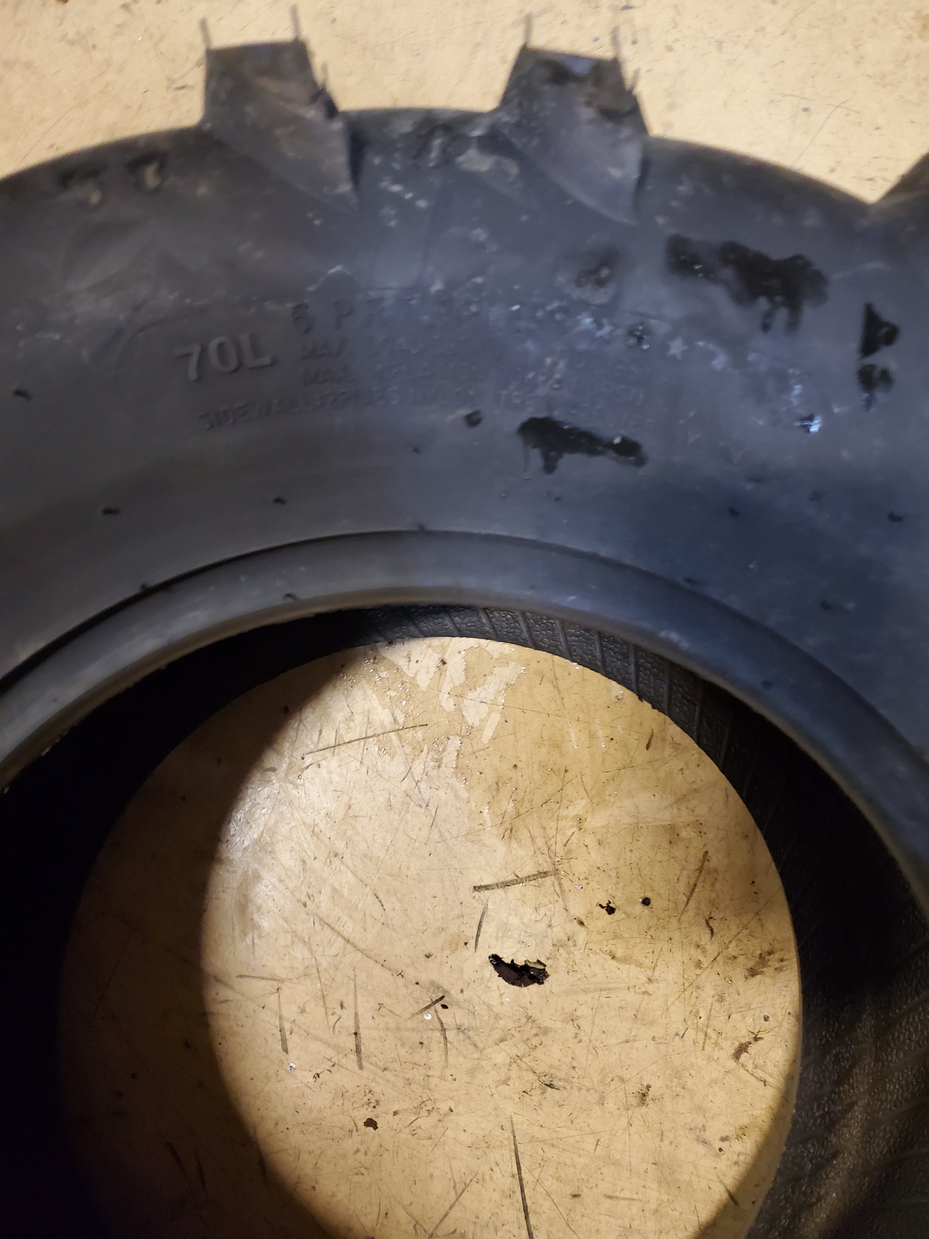 NOS QIND QD-137 BSW AT 25 10 12 70L 6PLY ATV/UTV TIRE N149771099