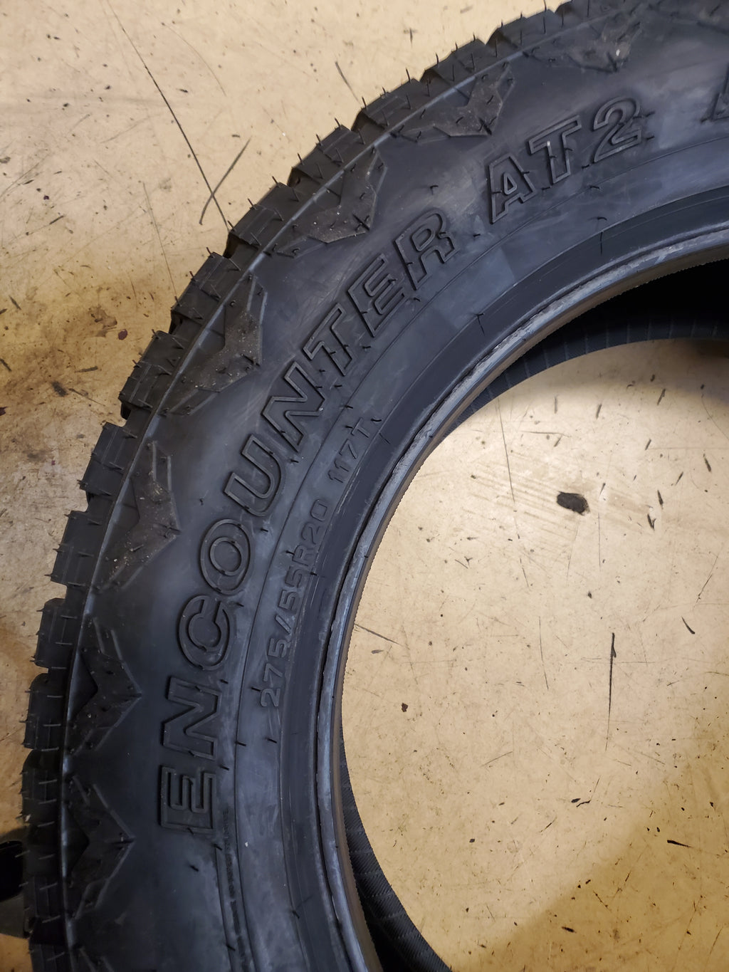 SUMITOMO ENCOUNTER AT2 BSW P 275 55 20 117T XL ALL TERRAIN TIRE AT273