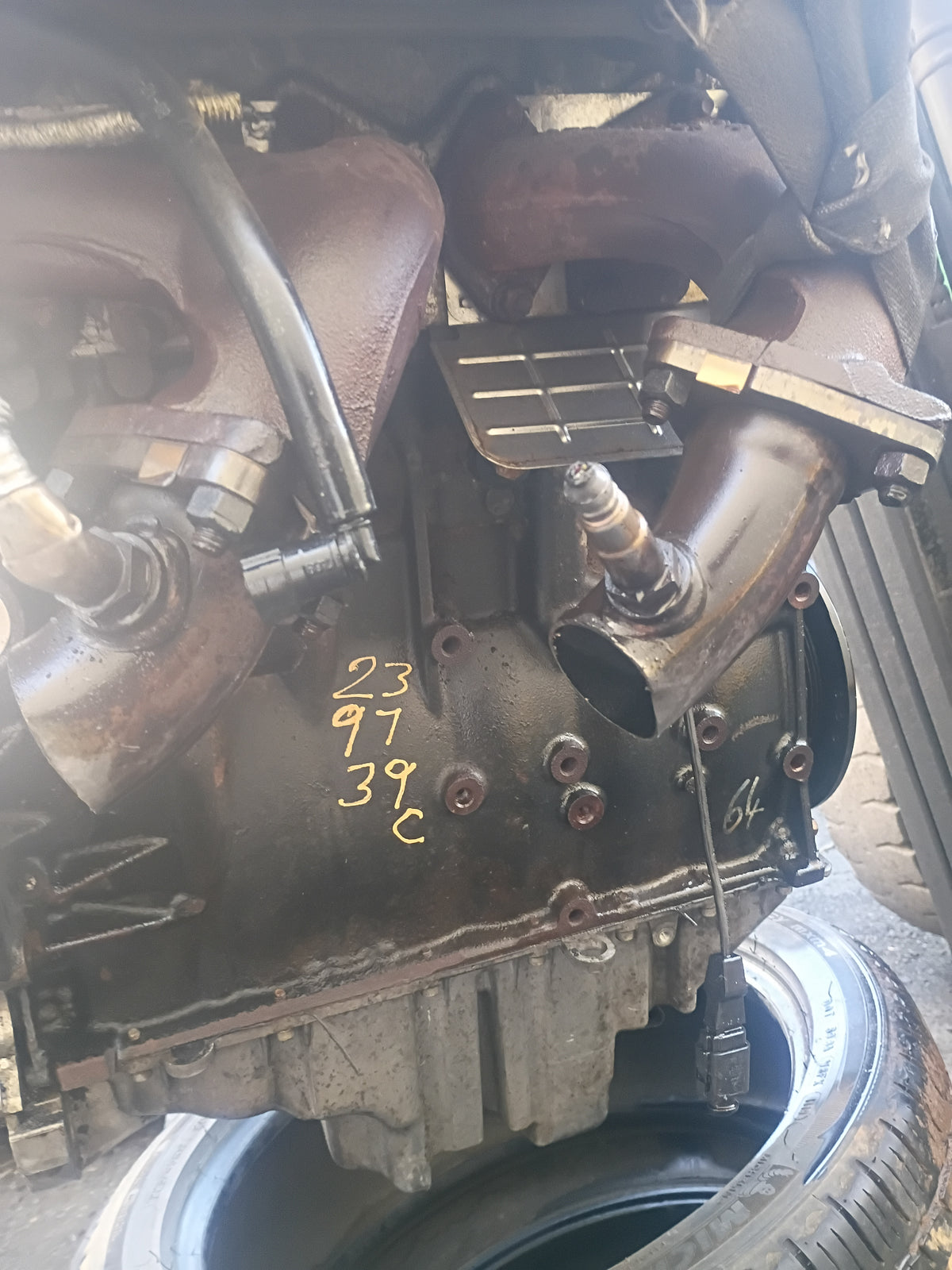 07-10 AUDI Q7 3.6L V6 ENGINE MOTOR 2 CYLINDER (I80) ENGINE 239739C