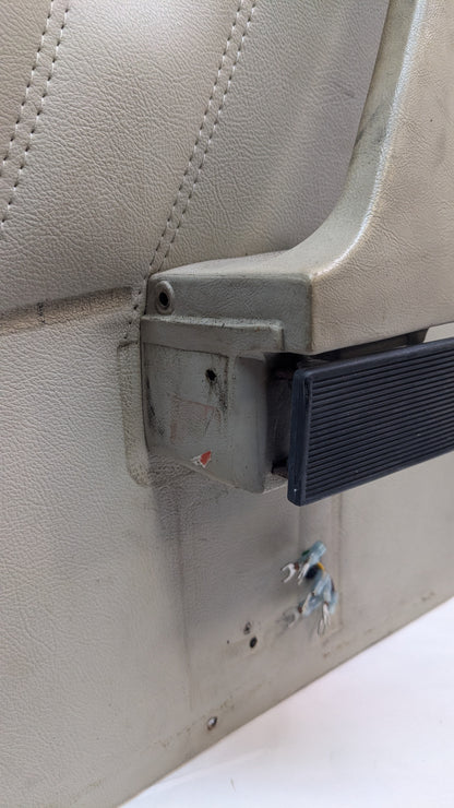 USED PORSCHE 911 CARRERA LEFT LEATHER DOOR PANEL WITH TWEETER AND HANDLE