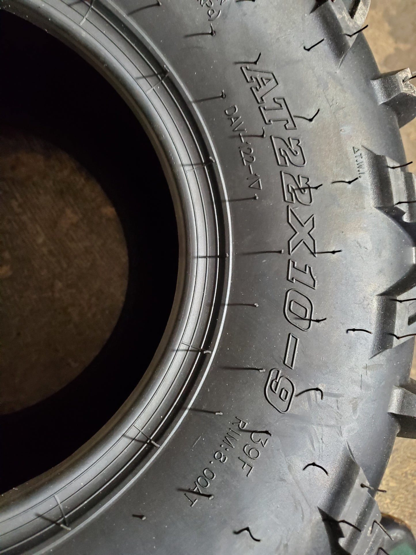 DUHOW  BSW  22 10 9 39F 4PLY ATV/UTV TIRE D22109