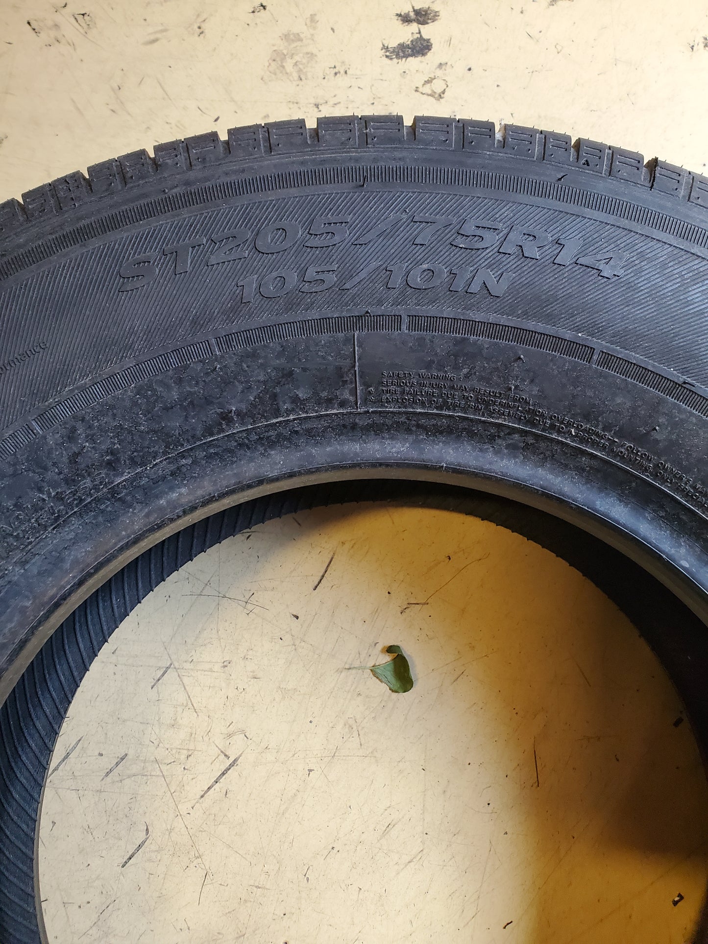 HANKOOK VANTRA TRAILER BSW ST 205 75 14 105/101N 8PLY TRAILER TIRE 2021434