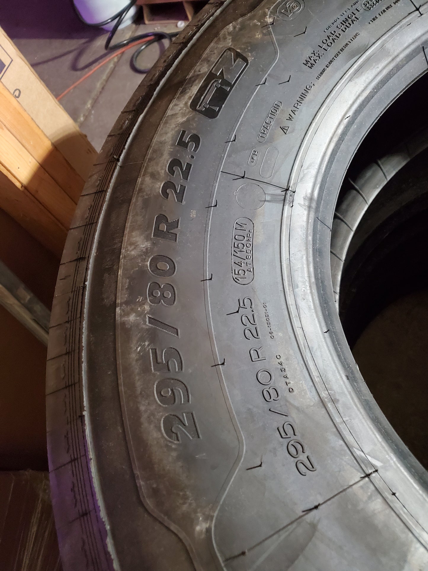 MICHELIN X COACH BSW LT 295 80 22.5 154/150M 16PLY COMMERCIAL TIRE 53962