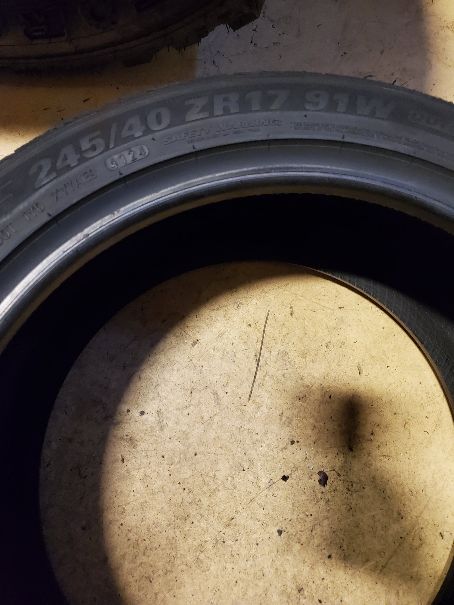 KUMHO ECSTA PA51 BSW P 245 40 17 91W PERFORMANCE TIRE 2261163