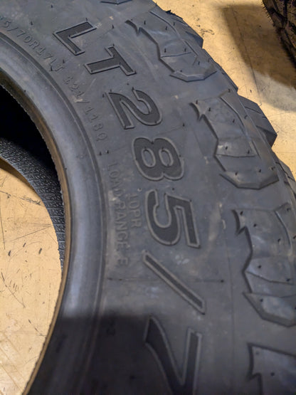 (KSL ONLY) LINGLONG CROSSWIND M/T BSW LT 285 70 17 121/118Q LRE 10PLY MUD TERRAIN TIRE 221007048
