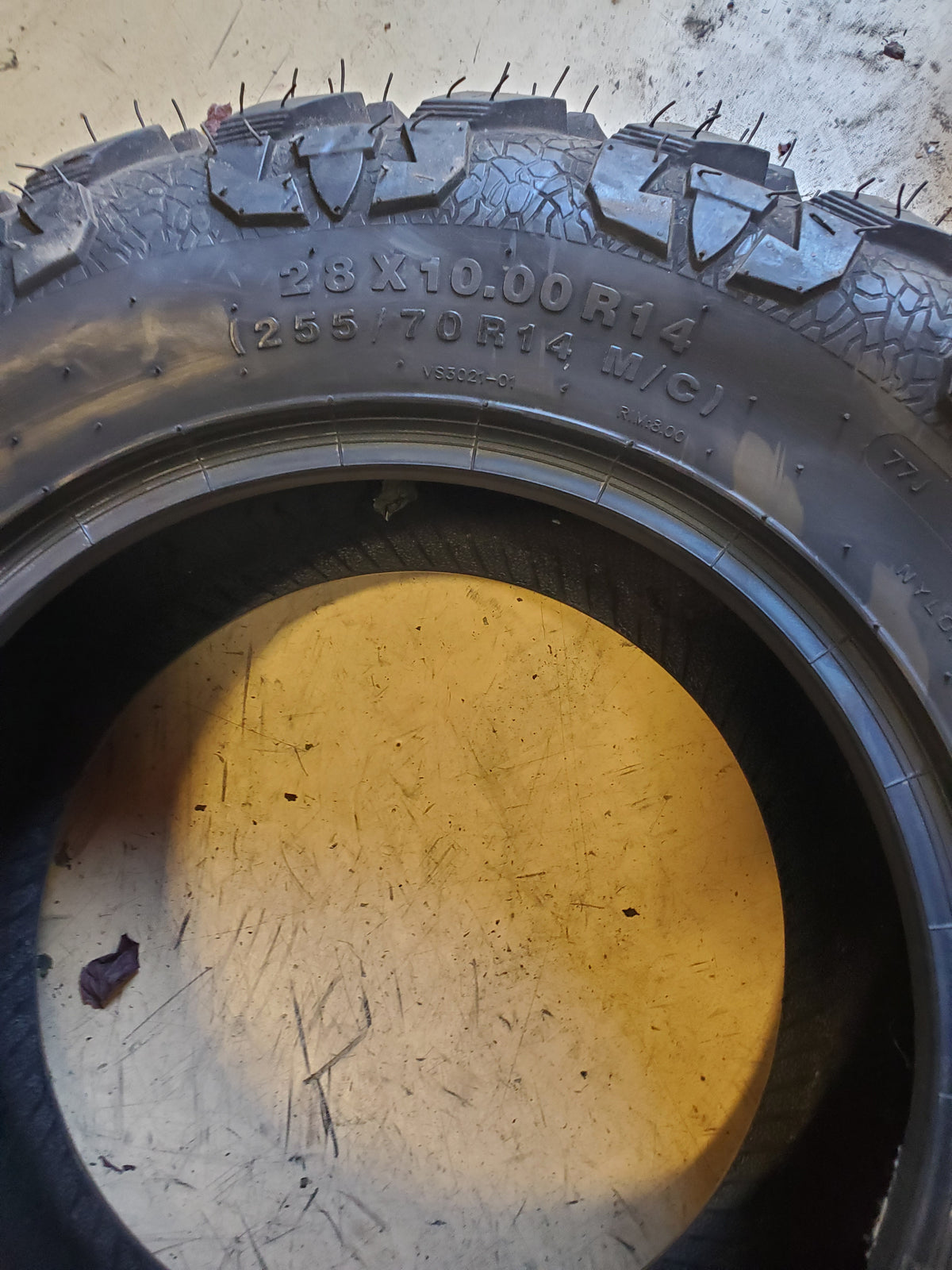 NOS RAGE THUNDER BSW 28 10 14 77J 8PLY ATV/UTV TIRE DTC30212810148R