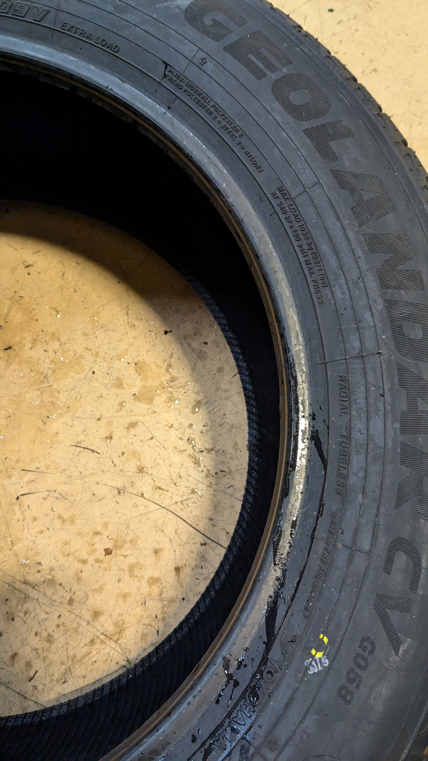 YOKOHAMA GEOLANDER CV G058 BSW P 255 55 18 109V XL ALL SEASON TIRE 110105833