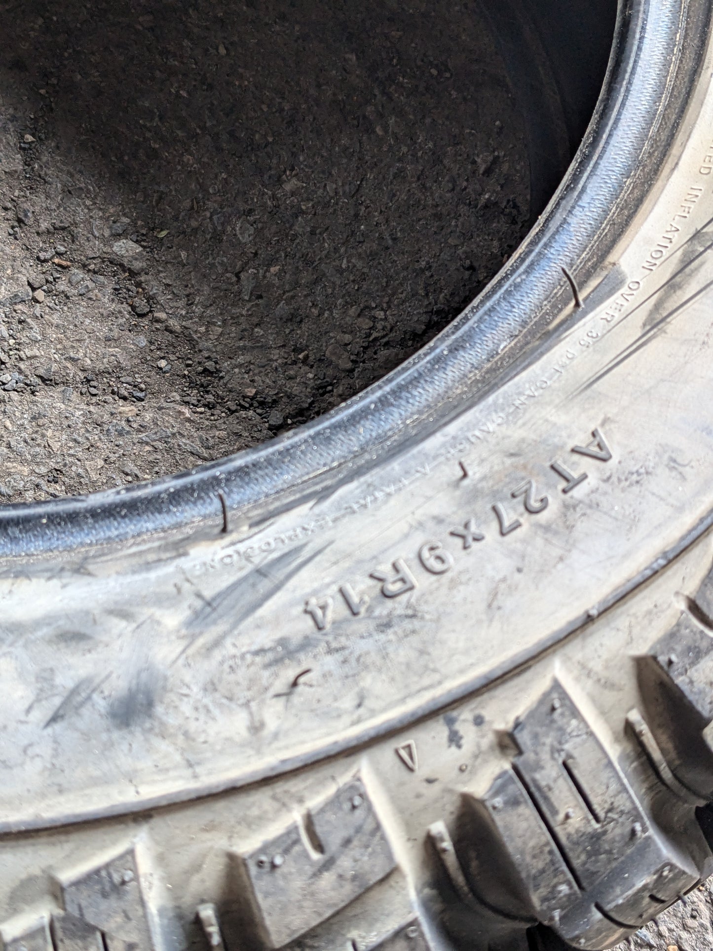GBC MONGREL BSW AT 27 9 14 10 PLY ATV/UTV TIRE AM142709MG
