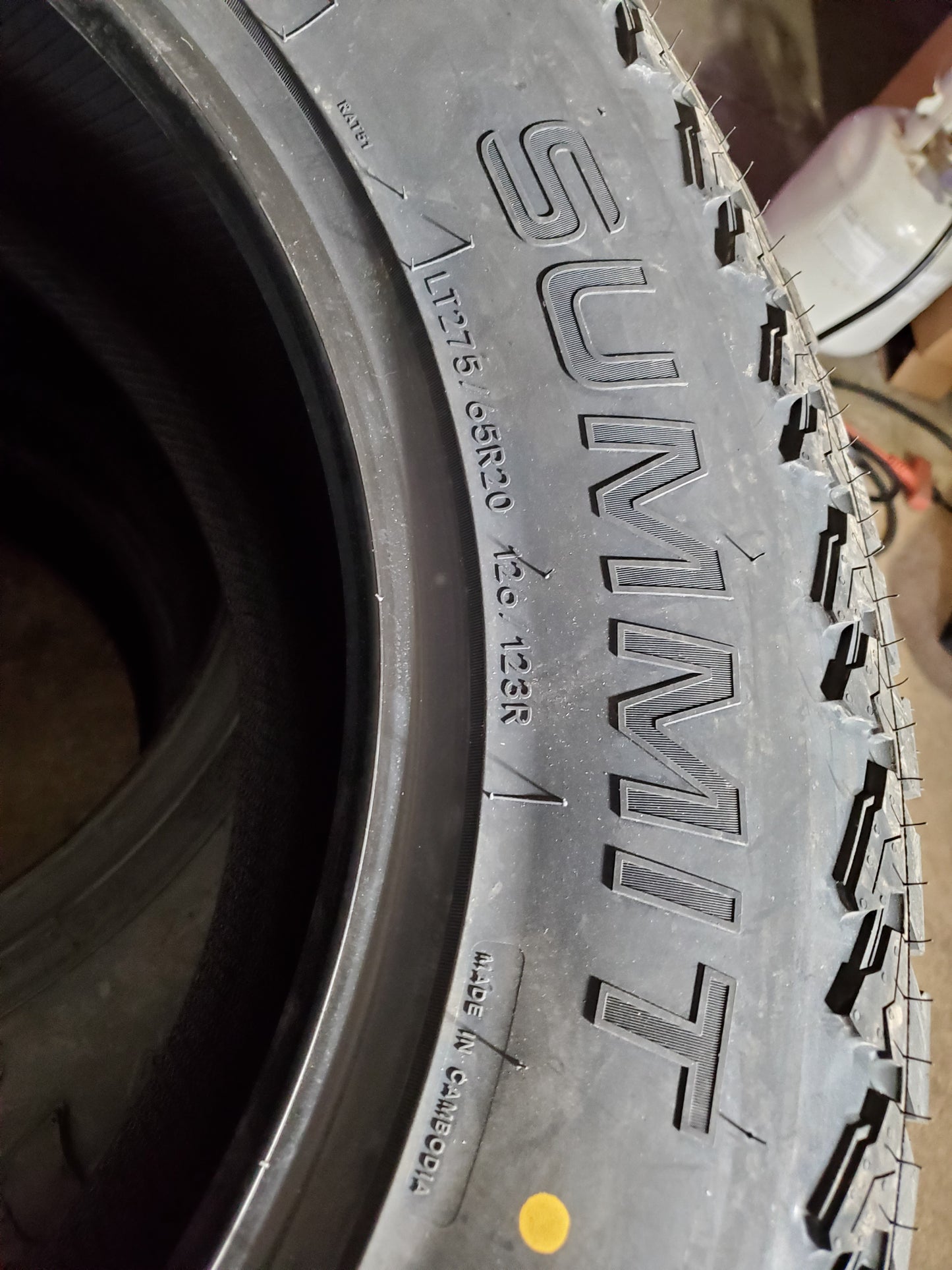 SUMMIT TRAIL CLIMBER AT02 BSW LT 275 65 20 126/123R 10PLY ALL TERRAIN TIRE 20937