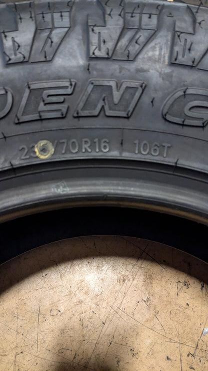 TOYO OPEN COUNTRY A/T 3 BSW P 235 70 16 106T ALL TERRAIN TIRE 356110