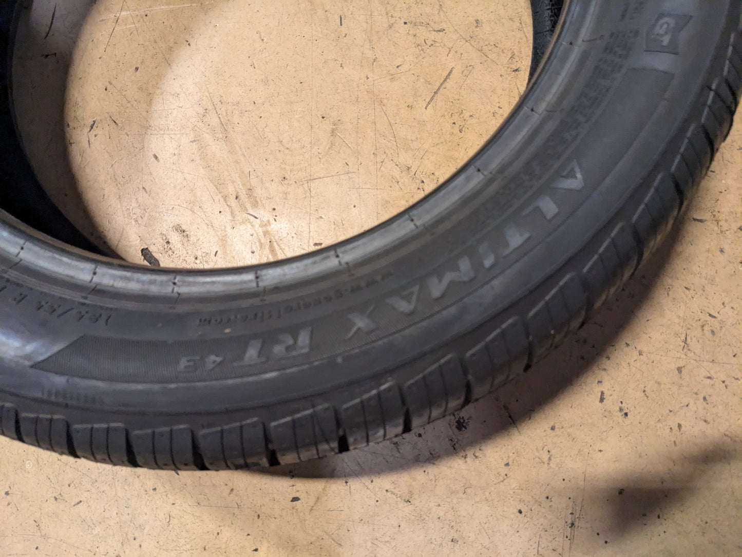 GENERAL ALTIMAX RT43 BSW P 185 55 16 87H XL ALL SEASON TIRE 15576010000