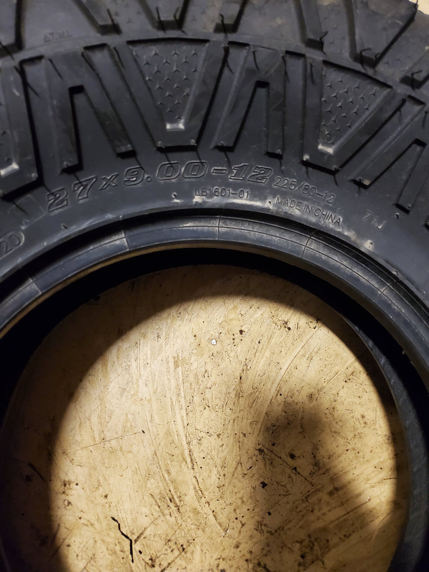NOS ZION FREE COUNTRY LB1601 BSW  27 9 12 71J 8PLY ATV/UTV TIRE 27X9X12