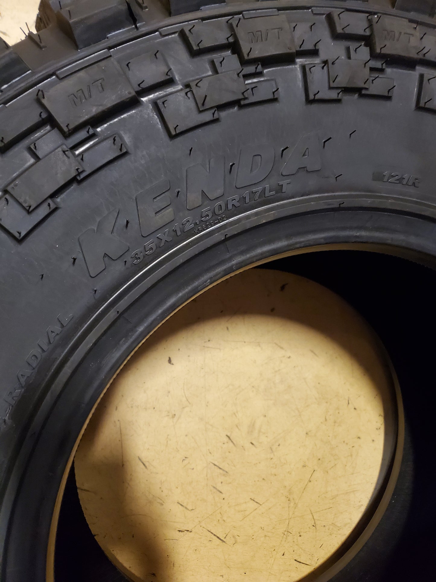 KENDA KLEVER M/T2 KR629 BSW LT 35 12.5 17 121R 10PLY MUD TIRE 629001