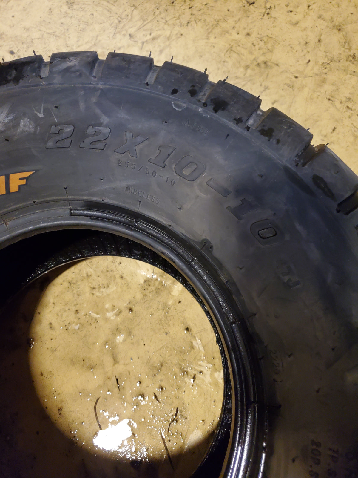 SUNF BSW 22 10 10 47J 6PLY ATV/UTV TIRE SF221010