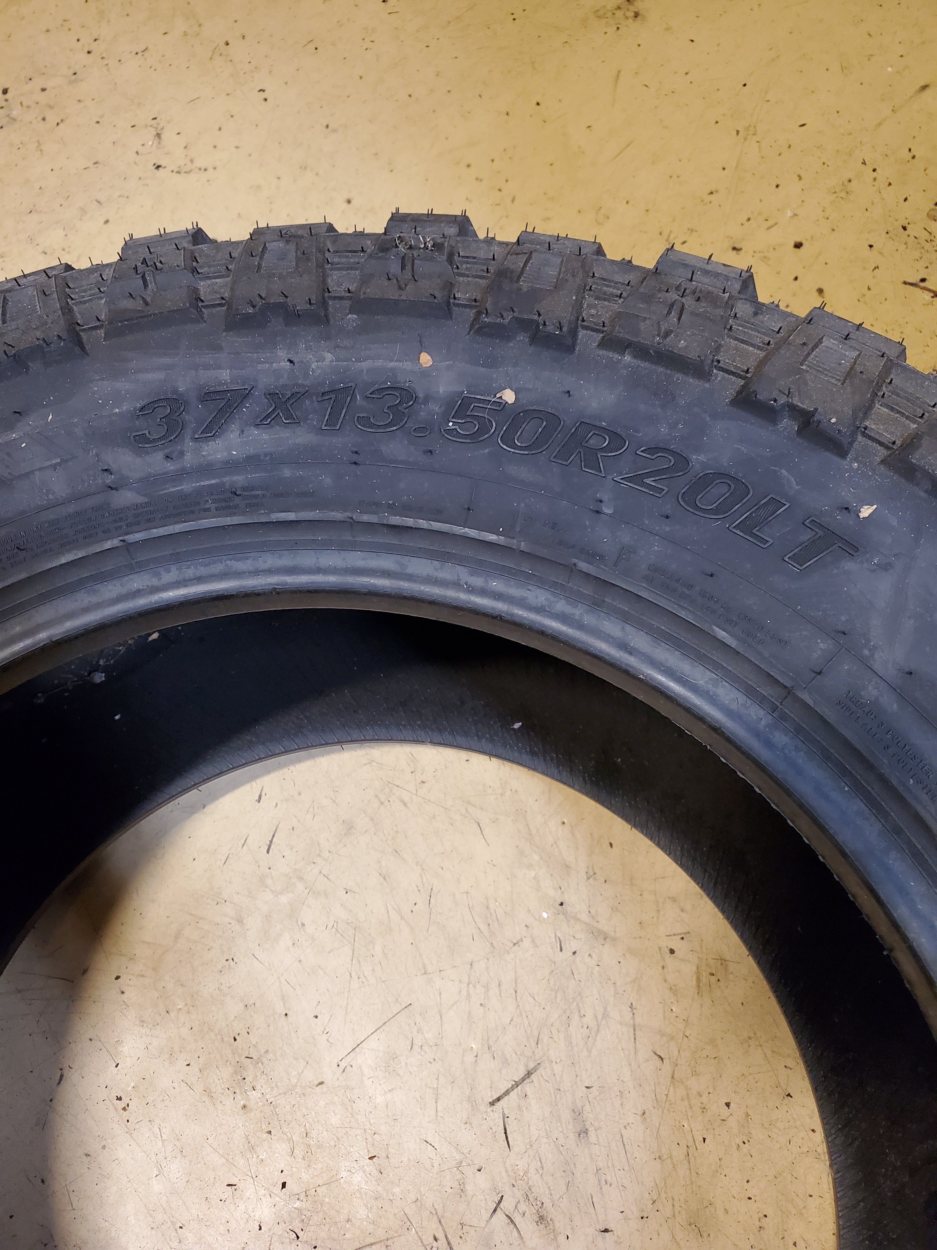 TBB TIRES TS-67 M/T BSW LT 37 13.5 20 128Q 12PLY MUD TERRAIN TIRE 840156401678