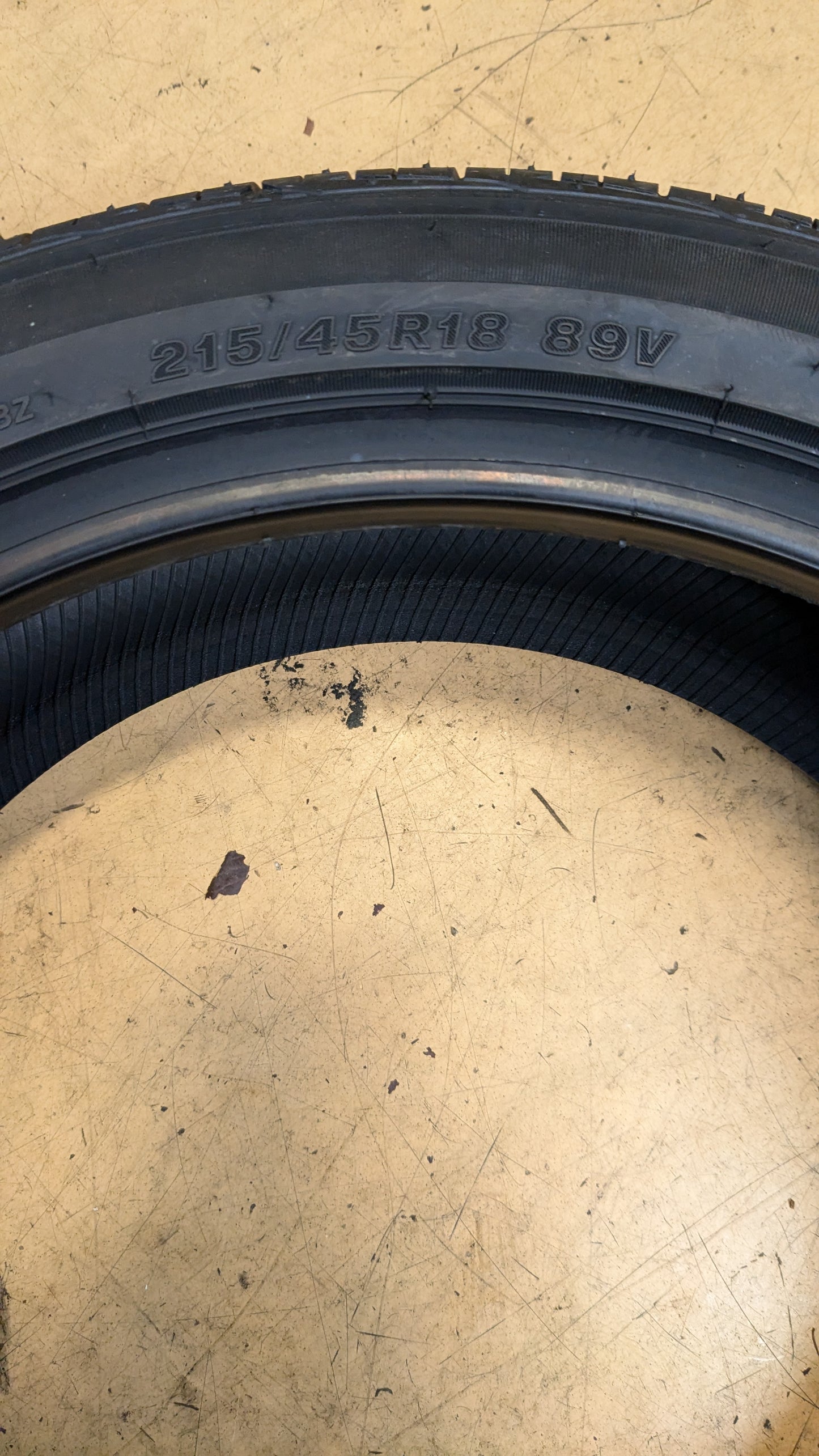 BRIDGESTONE TURANZA EL440 BSW P 215 45 18 89V ALL SEASON TIRE 011423