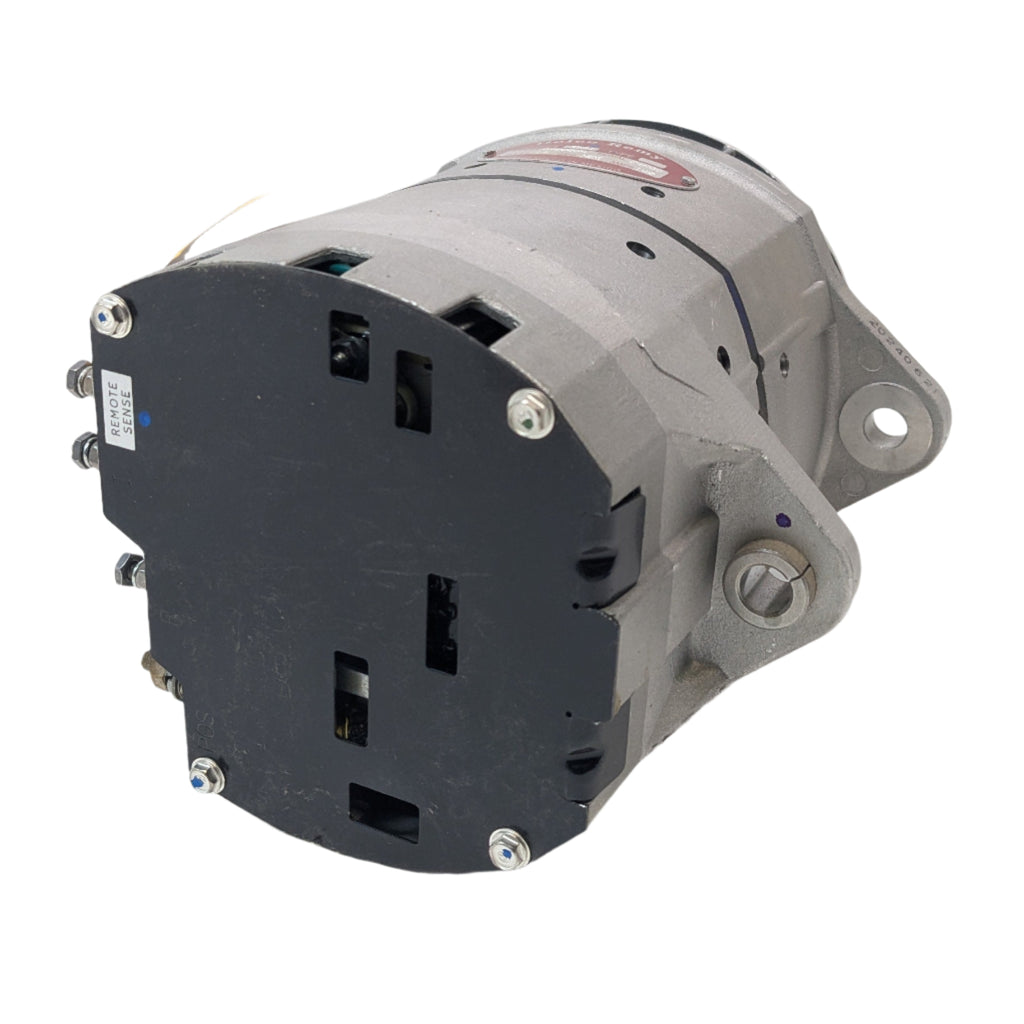 DELCO REMY ALTERNATOR 35SI MODEL 12V 140A 1/4 B+ OUTPUT TERMINAL J180 HINGE 8600064